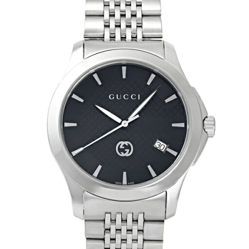 グッチ GUCCI Gタイムレス YA1264106 ブラック文字盤 新品 腕時計 メンズ グッチ GUCCI Gタイムレス YA1264106 ブラック文字盤 新品 腕時計 メンズ