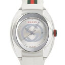 グッチ GUCCI シンク YA137102A シルバー文字盤 新品 腕時計 メンズ(2)