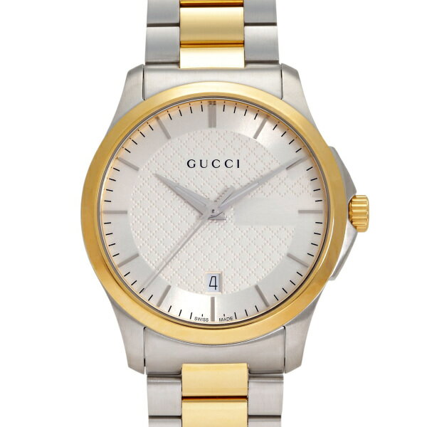 グッチ GUCCI Gタイムレス YA126450 シルバー文字盤 新品 腕時計 メンズ