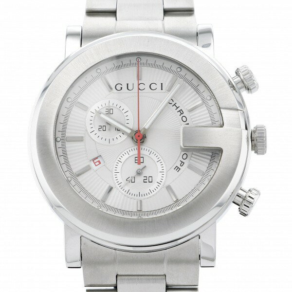 グッチ GUCCI G-クロノ Gクロノ YA101339 ホワイト文字盤 新品 腕時計 メンズ