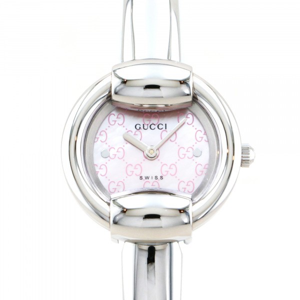 グッチ GUCCI バングル YA014513 ピンク文字盤 新品 腕時計 レディース