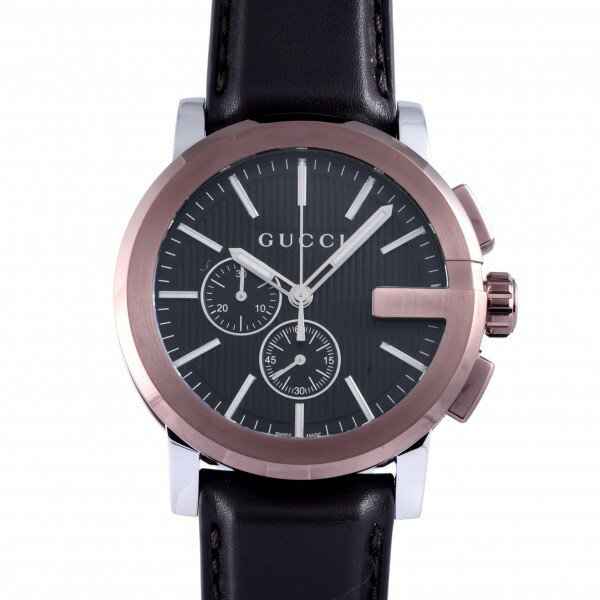 グッチ GUCCI G-クロノ YA101202 ブラック文字盤 新品 腕時計 メンズ