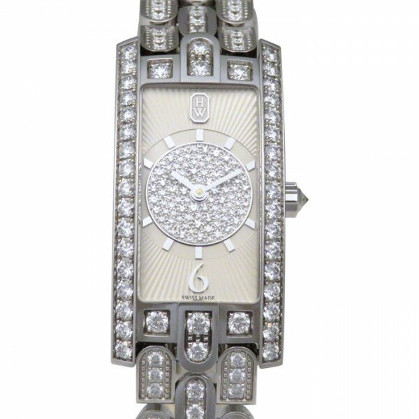 ハリー・ウィンストン HARRY WINSTON アヴェニュー C アールデコ ダイヤモンド AVCQHM19WW135 シルバー文字盤 アウトレット 腕時計 レディース