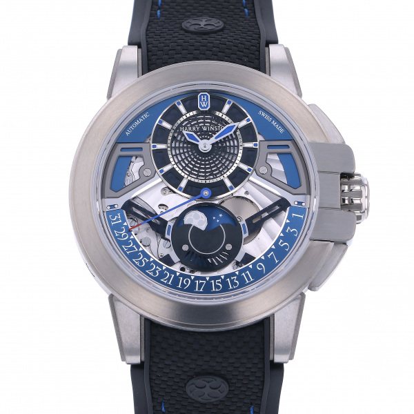 ハリー・ウィンストン HARRY WINSTON プロジェクト Z13 OCEAMP42ZZ001 シルバー文字盤 新品 腕時計 メンズ