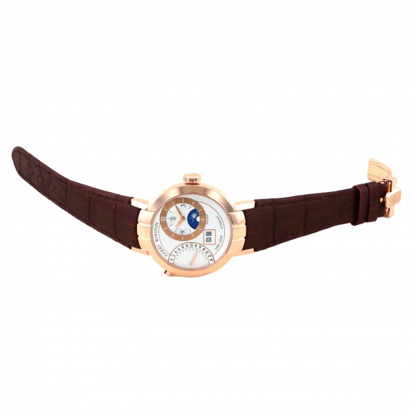 ハリー・ウィンストン HARRY WINSTON プルミエール エキセンター タイムゾーン PRNATZ41RR001 シルバー文字盤 新品 腕時計 メンズ