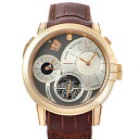 ハリー・ウィンストン HARRY WINSTON ミッドナイト GMT トゥールビヨン MIDATG45RR001 グレー/シルバー文字盤 新品 腕時計 メンズ