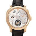 ハリー・ウィンストン HARRY WINSTON ミッドナイト GMT トゥールビヨン MIDATG45RR002 ホワイト文字盤 新品 腕時計 メンズ