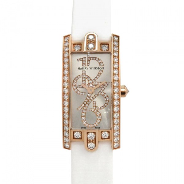 ハリー・ウィンストン HARRY WINSTON アヴェニュー C ミニ AVCQHM16RR001 シルバー文字盤 新品 腕時計 レディース
