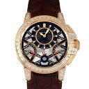 ハリー・ウィンストン HARRY WINSTON オーシャン バイレトログラード オートマティック 42 世界限定20本 OCEABI42RR002 ブラック/...