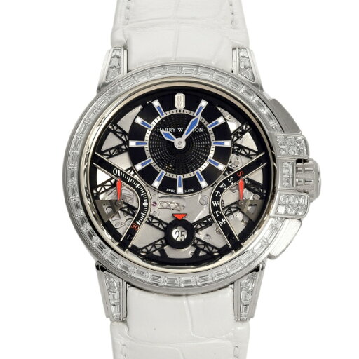 ハリー・ウィンストン HARRY WINSTON オーシャン ・バイレトログラード オートマティック 42mm 世界限定20本 OCEABI42WW001 ブラック文字盤 中古 腕時計 メンズ ハリー・ウィンストン HARRY WINSTON オーシャン ・バイレトログラード オートマティック 42mm 世界限定20本 OCEABI42WW001 ブラック文字盤 中古 腕時計 メンズ