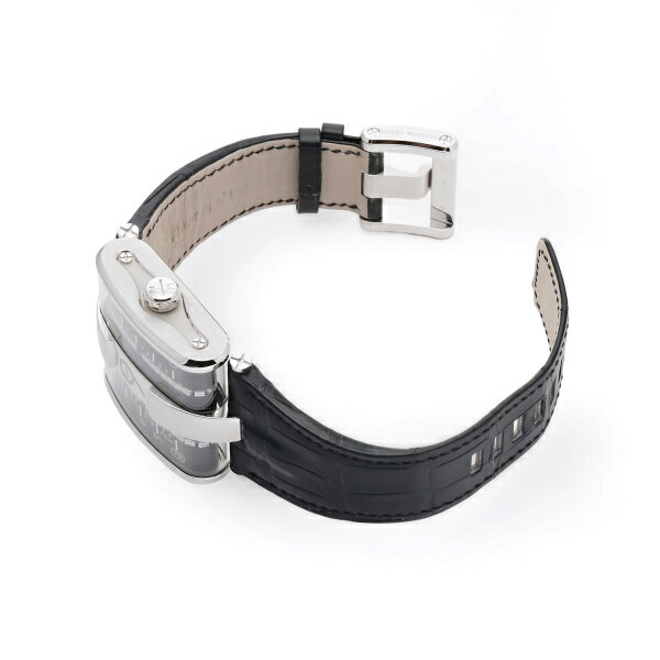 ハリー・ウィンストン HARRY WINSTON オーパス オーパス9 世界限定100本 500/MAJMWW ブラック/アラビア文字盤 中古 腕時計 メンズ