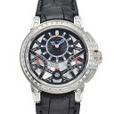 ハリー・ウィンストン HARRY WINSTON オーシャン バイレトログラード 世界限定20本 OCEABI42WW001 ブラック文字盤 中古 腕時計 メン...