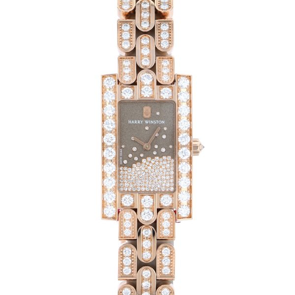 ハリー・ウィンストン HARRY WINSTON アヴェニュー ダイヤモンド ドロップ AVEQHM21RR121 グレー文字盤 新品 腕時計 レディースのサムネイル