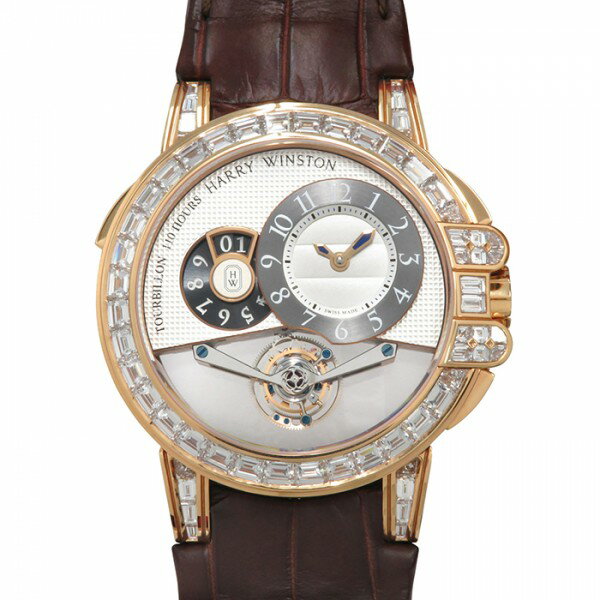ハリー・ウィンストン HARRY WINSTON オーシャン トゥールビヨン ビッグデイト 世界限定5本 OCEMTD45RR003 シルバー/ブラック文字盤 アウトレット 腕時計 メンズ
