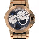 ハリー・ウィンストン HARRY WINSTON オーシャン デュアルタイム 400-MATZ44RR シルバー/グレー文字盤 中古 腕時計 メンズ
