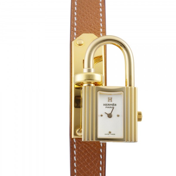 エルメス HERMES ケリーウォッチ KE1.201.170/UU37 ホワイト文字盤 新品 腕時計 レディースのサムネイル