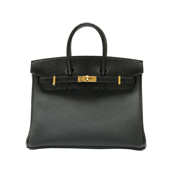 エルメス HERMES バーキンタッチ タッチ25 トゴ リザード ブラック イエローゴールド金具 B刻印 未使用 バッグ レディースのサムネイル
