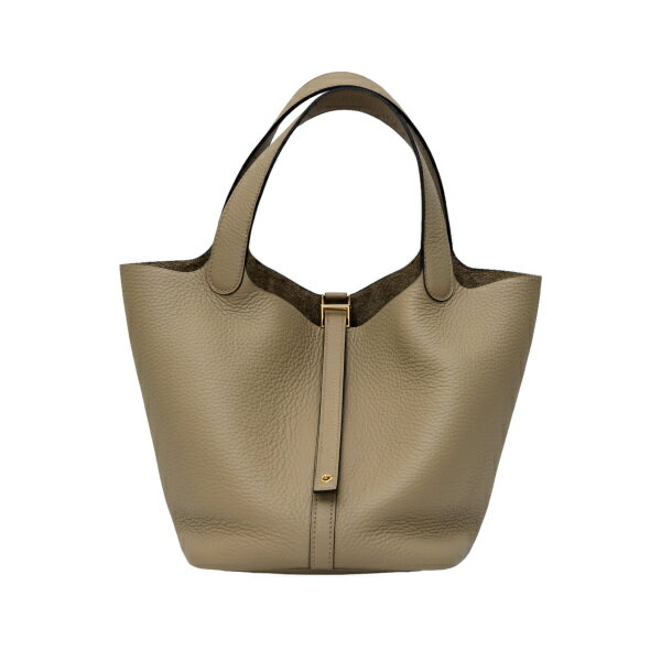 エルメス HERMES ピコタンロック MM トリヨンクレマンス ベージュマルファ イエローゴールド金具 W刻印 未使用 バッグ レディースのサムネイル