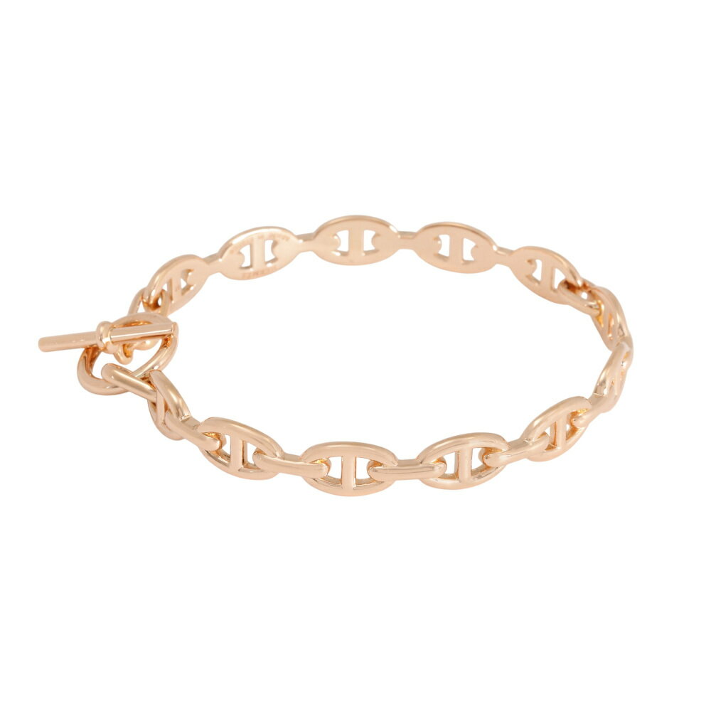 エルメス シェーヌダンクル アンシェネ ST K18ピンクゴールド ブレスレット 中古