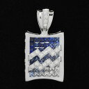 ホロスコープ ネックレス/ペンダント 星座ペンヘッド【水瓶座】ブルー【正規品】 H0121.12.9.14 ペンダントトップ 新品 ジュエリー