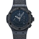 ウブロ HUBLOT ビッグバン アエロバン シュガースカル ブラックダイヤモンド 世界限定200本 311.CI.1110.VR.1100.FDK16 ブラック文字盤 中古 腕時計 メンズ