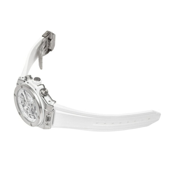 ウブロ HUBLOT ビッグバン ウニコ チタニウム ホワイト 441.NE.2011.RW シルバー/ホワイト文字盤 未使用 腕時計 メンズ