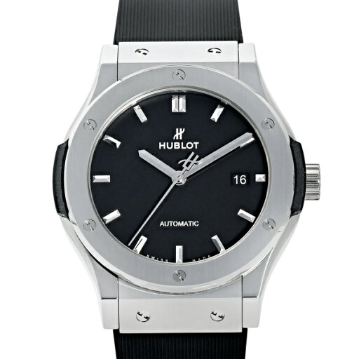 ウブロ HUBLOT クラシックフュージョン チタニウム 542.NX.1171.RX ブラック文字盤 新品 腕時計 メンズ ウブロ HUBLOT クラシックフュージョン チタニウム 542.NX.1171.RX ブラック文字盤 新品 腕時計 メンズ