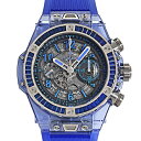 ウブロ HUBLOT ビッグバン ウニコ ブルーサファイア ベゼル サファイア 411.JL.4809.RT.1901 グレー文字盤 中古 腕時計 メンズ