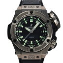 ウブロ HUBLOT キングパワー オーシャノグラフィック 4000 チタニウム リミテッド 731.NX.1190.RX ブラック文字盤 中古 腕時計 メンズ