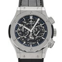 ウブロ HUBLOT クラシックフュージョン アエロフュージョン クロノグラフ チタニウム 525.NX.0170.LR ブラック文字盤 中古 腕時計 メンズ
