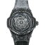 ウブロ HUBLOT ビッグバン ワンクリック サンブルー オールブラック パヴェ 465.CS.1114.VR.1700.MXM18 ブラック文字盤 新品 腕時計 レディース