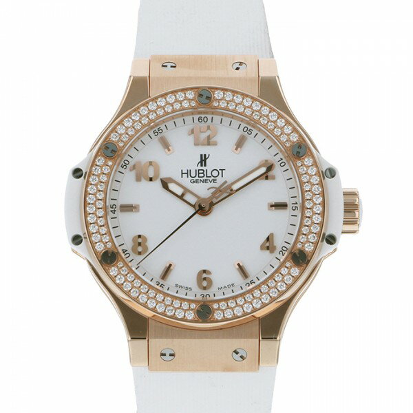 ウブロ 腕時計（レディース） ウブロ HUBLOT ビッグバン 361.PE.2010.RW.1104 ホワイト文字盤 新品 腕時計 レディース