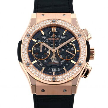 ウブロ HUBLOT クラシックフュージョン アエロフュージョン クロノグラフ キングゴールド 525.OX.0180.LR.1104 ブラック文字盤 メンズ 腕時計 【新品】