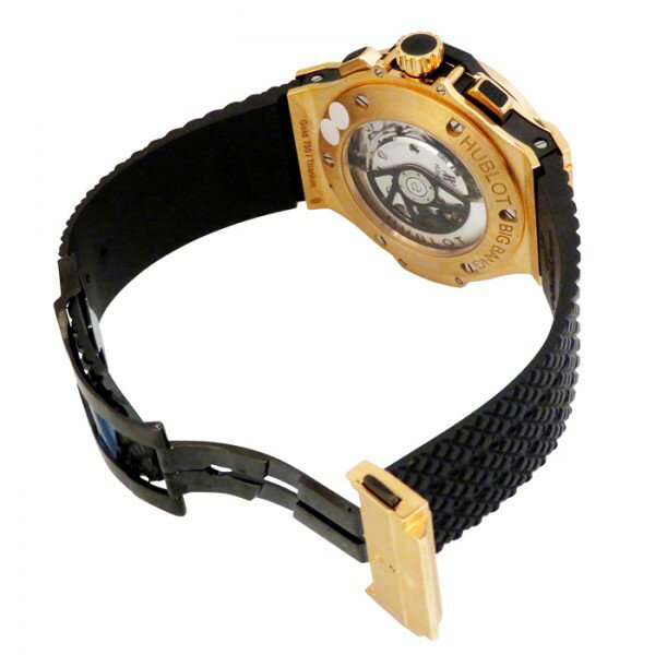 ウブロ HUBLOT ビッグバン ゴールド 301.PX.130.RX ブラック文字盤 新品 腕時計 メンズ