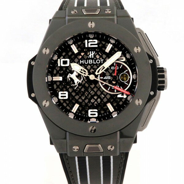ウブロ 腕時計（メンズ） ウブロ HUBLOT ビッグバン フェラーリ スペチアーレグレー セラミック 世界限定250本 401.FX.1123.VR ブラック文字盤 新品 腕時計 メンズ