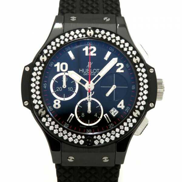 ウブロ 腕時計（メンズ） ウブロ HUBLOT ビッグバン ブラックマジック ダイヤモンド 342.CV.130.RX.114 ブラック文字盤 新品 腕時計 メンズ