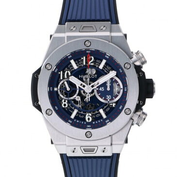 ウブロ HUBLOT ビッグバン ウニコ チタニウム ブルー 411.NX.5179.RX ブルー文字盤 新品 腕時計 メンズ