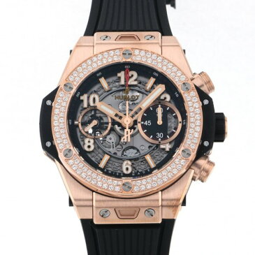 ウブロ HUBLOT ビッグバン ウニコ キングゴールド ダイヤモンド 441.OX.1180.RX.1104 グレー文字盤 新品 腕時計 メンズ