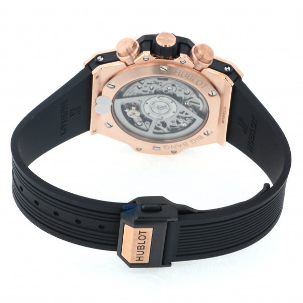 ウブロ HUBLOT ビッグバン ウニコ キングゴールド ダイヤモンド 441.OX.1180.RX.1104 グレー文字盤 新品 腕時計 メンズ