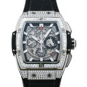 ウブロ 腕時計（メンズ） ウブロ HUBLOT スピリット・オブ・ビッグバン チタニウム ジュエリー 641.NX.0173.LR.0904 グレー文字盤 新品 腕時計 メンズ