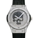 ウブロ HUBLOT クラシックフュージョン 542.NX.9000.LR.1704.SKULL 全面ダイヤ文字盤 新品 腕時計 メンズ(2)