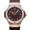 ウブロ HUBLOT ビッグバン カプチーノ ゴールドダイヤモンド 361.PC.3380.RC.1 ...