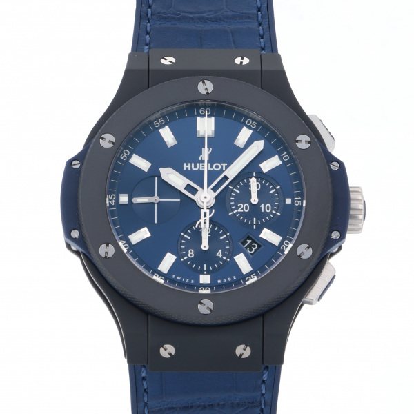 ウブロ 腕時計（メンズ） ウブロ HUBLOT ビッグバン セラミック ブルー 301.CI.7170.LR ブルー文字盤 新品 腕時計 メンズ