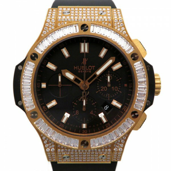 ウブロ 腕時計（メンズ） ウブロ HUBLOT ビッグバン エボリューション ベゼルバケット・ラグダイヤ 301.PX.1180.RX.0904 ブラック文字盤 新古品 腕時計 メンズ