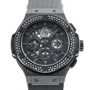 ウブロ HUBLOT ビッグバン アエロバン オールブラック ブラックダイヤモンド 311.CI.1110.RX.1100 ブラック文字盤 中古 腕時計 メンズ