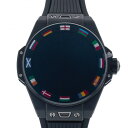 ウブロ 腕時計（メンズ） ウブロ HUBLOT ビッグバンe e UEFA EURO 2020 世界限定1,000本 440.CI.1100.RX.EUR20 ブラック文字盤 新品 腕時計 メンズ