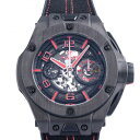 ウブロ 腕時計（メンズ） ウブロ HUBLOT ビッグバン 世界限定500本 402.QU.0113.WR ブラック文字盤 新品 腕時計 メンズ