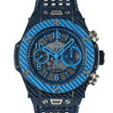 ウブロ HUBLOT ビッグバン ウニコ イタリア インデペンデント ブルー 世界限定500本 411.YL.5190.NR.ITI15 グレー/ブルー文字盤 中古 腕時計 メンズ