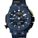 ウブロ 腕時計（メンズ） ウブロ HUBLOT ビッグバン ウニコ ゴルフ ブルーカーボン セラミックホワイト 世界限定200本 416.YL.5120.VR ブルー文字盤 未使用 腕時計 メンズ