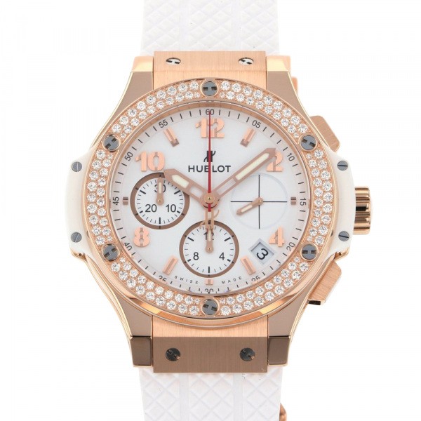 ウブロ 腕時計（メンズ） ウブロ HUBLOT ビッグバン ポルトチェルボ ダイヤモンド 341.PE.230.RW.114 ホワイト文字盤 新品 腕時計 メンズ